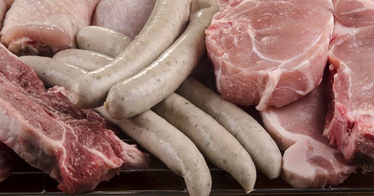 Diverse Sorten Fleisch